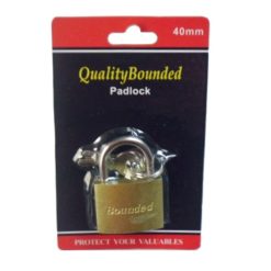 Padlock 40mm Brass-wholesale