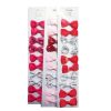 Hair Metal Snaps 10pk Bow Pink Asst-wholesale