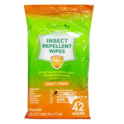 P.C Insect Repellent Wipes 42ct Deet-Fre-wholesale