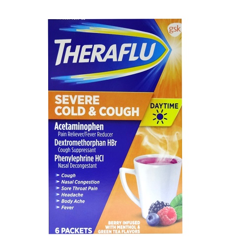 Theraflu Daytime 6pk Severe Cold & Cough-wholesale