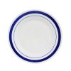 Dinner Plate 10.5in Banded Asst Clrs-wholesale Dinner Plate 10.5in Banded Asst Clrs-wholesale