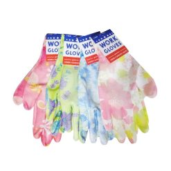Garden Gloves 1pair Floral Asst Clrs-wholesale