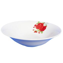 Bowl Porcelain 7in W-Rose Asst Clrs-wholesale