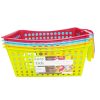 Storage Basket W-Handle 12X7 Asst Clrs-wholesale Storage Basket W-Handle 12X7 Asst Clrs-wholesale