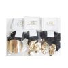 Hair Scrunchie W-Metal Gold-wholesale