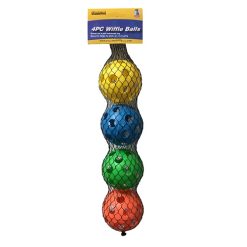 Pet Wiffle Balls 4pc Asst Clrs-wholesale