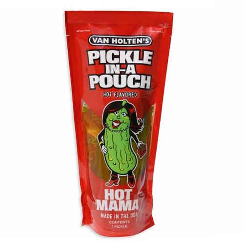 Van Holtens Pickle In-A Pouch Hot Mama-wholesale Van Holtens Pickle In-A Pouch Hot Mama-wholesale