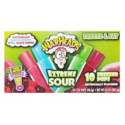 Warheads Freezer Pops 10ct Extreme Sour-wholesale