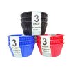 Ramekin Bowls 3pk Asst Clrs-wholesale Ramekin Bowls 3pk Asst Clrs-wholesale