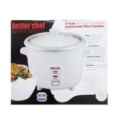 Better Chef Rice Cooker 3-Cup ETL-wholesale