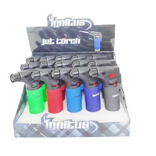 Ignitus Lighter Jet Torch Asst Clrs-wholesale Ignitus Lighter Jet Torch Asst Clrs-wholesale