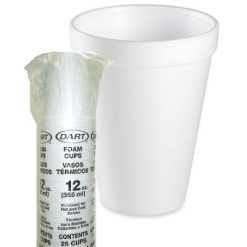 Dart Foam Cups 12oz 25ct-wholesale