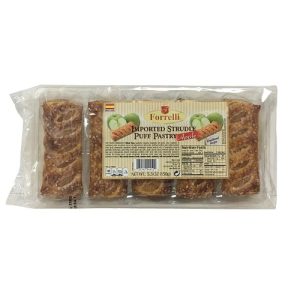 Forrelli Strudle Puff Pastry Apple 5.3oz