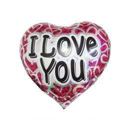 Balloons Foil 18in I LOVE YOU-wholesale