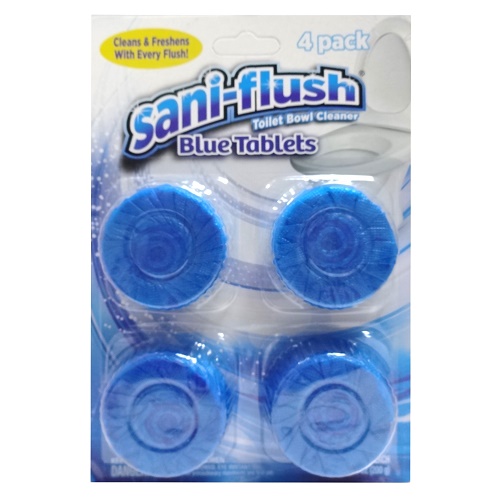 Toilet Bowl Cleaner 4pk Blue Tabletswholesale
