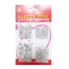 Safety Pins Silver Asst Sizes-wholesale