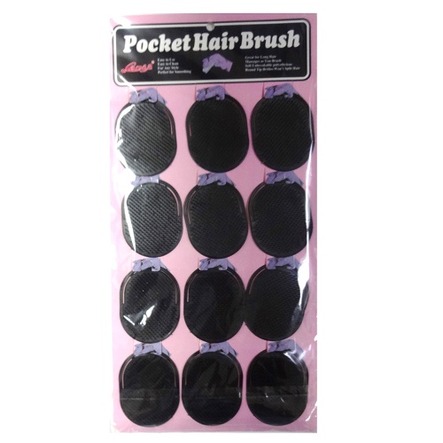 Pocket Hair Brush 12ct-wholesale Pocket Hair Brush 12ct-wholesale