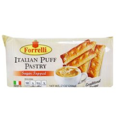 Forrelli Puff Pastry Sugar Topped 7oz-wholesale