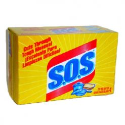 S.O.S Steel Wool Soap Pads 4ct
