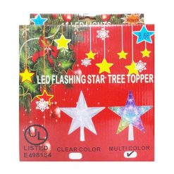 X-Mas Star Tree Topper LED Colors-wholesale