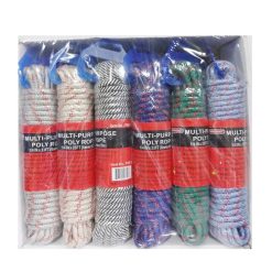 Poly Rope ¼ X 33ft Asst Clrs-wholesale