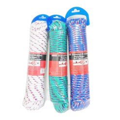 Rope Diamond Braid 3-8in X 100ft Asst Cl-wholesale