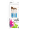 Paint Brush Flat Natural Hair 5pc-wholesale Paint Brush Flat Natural Hair 5pc-wholesale
