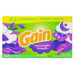 Gain Dryer Sheets 120ct Fresh Blast-wholesale