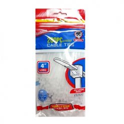 Cable Ties 200pc 4in White-wholesale