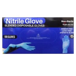 Nitrile Disp Gloves XL 100ct Powder Fre-wholesale