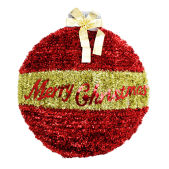 X-Mas Tinsel Ornament Wall Decor 15½in-wholesale