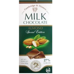 C&T Milk Chocolate W-Almonds 3.5oz-wholesale