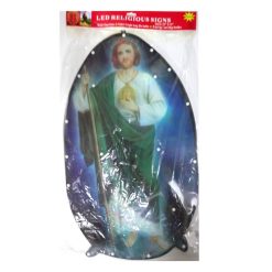 Religious Signs LED San Judas 22X13in-wholesale