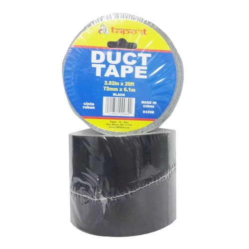 Tape-It Duct Tape 2.82inX20 Ft Black-wholesale Tape-It Duct Tape 2.82inX20 Ft Black-wholesale