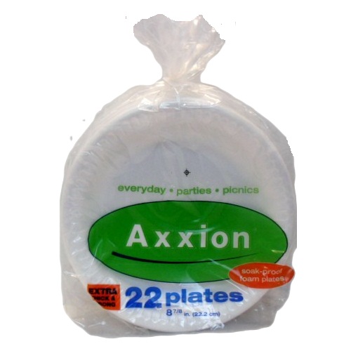 Axxion Plates 22ct 8 7-8ths Plain