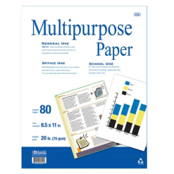 Multipurpose Paper 80ct 8.5 X 11in-wholesale