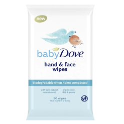 Dove Baby Wipes 20ct Hand & Face-wholesale