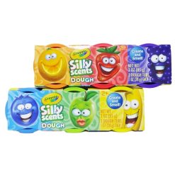 Crayola Dough Tubs 85g 3pk Silly Scents-wholesale