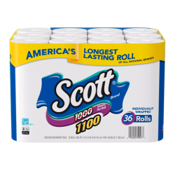 Scott Bath Tissue 1pk 1100 Sheets-wholesale