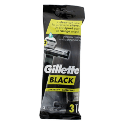 Gillette Black Razor 3pk Lubrastrip-wholesale