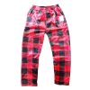 Pajama Pants Lg Checkered Red & Blck-wholesale